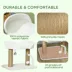 PawHut Cat Tower Condo for Indoor Cats, Small Cat Tree with Jute Scratching Posts, Top Perch image thumbnail 4