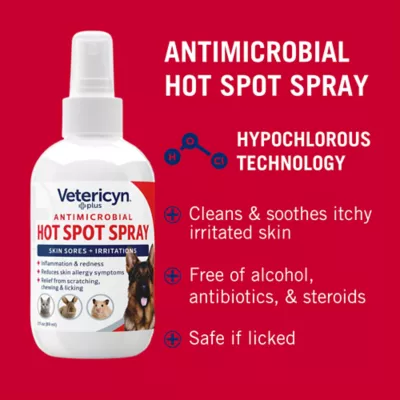 Vetericyn Hot Spot Relief Kit for Pets, Hot Spot Spray(3 oz) & FoamCare Medicated Pet Shampoo(5 oz) - Image 3