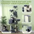 PawHut 81" Large Cat Tree w/ Scratching Posts, Condos, Beds, Hammocks, Jumping Platforms, Toy Balls image thumbnail 6