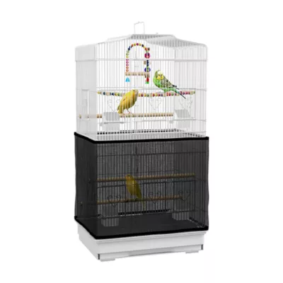 PawHut 36"H Bird Cage with Accessories, Handle, Mesh Cover, Tray - Image 1