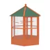 PawHut 70"H Wooden Bird Cage Hexagonal Outdoor Aviary with Doors image thumbnail 1