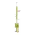 PawHut 87"-94.5" Floor to Ceiling Cat Tree with Sisal Scratching Post, Condo, Hammock, Ramp, Perches image thumbnail 1