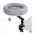 PawHut Cat Desk Bed 360° Rotatable Adjustable Height for Home Office image thumbnail 1