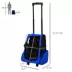 PawHut 2-IN-1 Pet Luggage Backpack Carrier w/ Handle, Rolling Wheels image thumbnail 3
