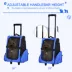 PawHut 2-IN-1 Pet Luggage Backpack Carrier w/ Handle, Rolling Wheels image thumbnail 5