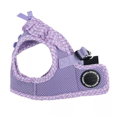Puppia® Vivien Gingham Ruffle Air-Mesh Step-In Dog Harness - Image 3