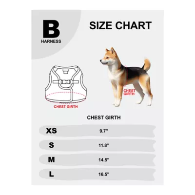 Puppia® Vivien Gingham Ruffle Air-Mesh Step-In Dog Harness - Image 5