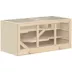 PawHut 3-Storey Wooden Cage with Slide and Tray image thumbnail 1