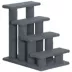 PawHut 4-Step Multi-Level Carpeted Cat Scratching Post Pet Stairs image thumbnail 1