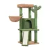 Yaheetech 42-in Cactus Cat Tree with Condo, Basket and Scratching Board image thumbnail 1