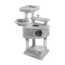 Yaheetech 46-in Multi-Level Cat Tree with Large Condo, Perch and Basket, Light Gray image thumbnail 1