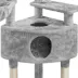 Yaheetech 46-in Multi-Level Cat Tree with Large Condo, Perch and Basket, Light Gray image thumbnail 5