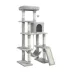 Yaheetech 54-in Multi-Level Cat Tree with Condo, Hammock and Scratching Board image thumbnail 1
