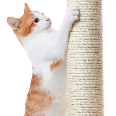 Yaheetech 57.5-in Multi-Level Cat Tree with 2 Condos, Perches and Basket - Image 5