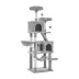 Yaheetech 71.5-in Multi-Level Cat Tree with 2 Condos, 2 Perches, Basket and Hammock image thumbnail 1