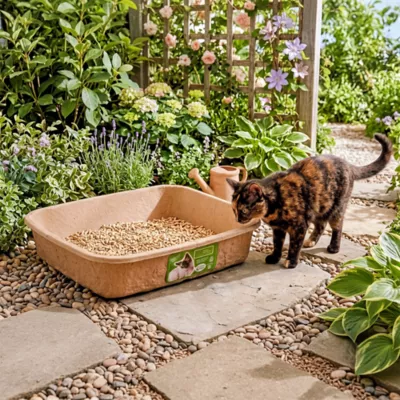 PetPro Small Disposable Molded Pulp Cat Litter Box, 5 Pack - Image 9