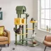 Yaheetech 68.5-in Oasis-Themed Cat Tree with 2 Condos and 3 Perches, Green/Yellow image thumbnail 2