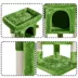Yaheetech 23.5-in Compact Cat Tree with Condo, Wide Perch and Scratching Posts image thumbnail 4