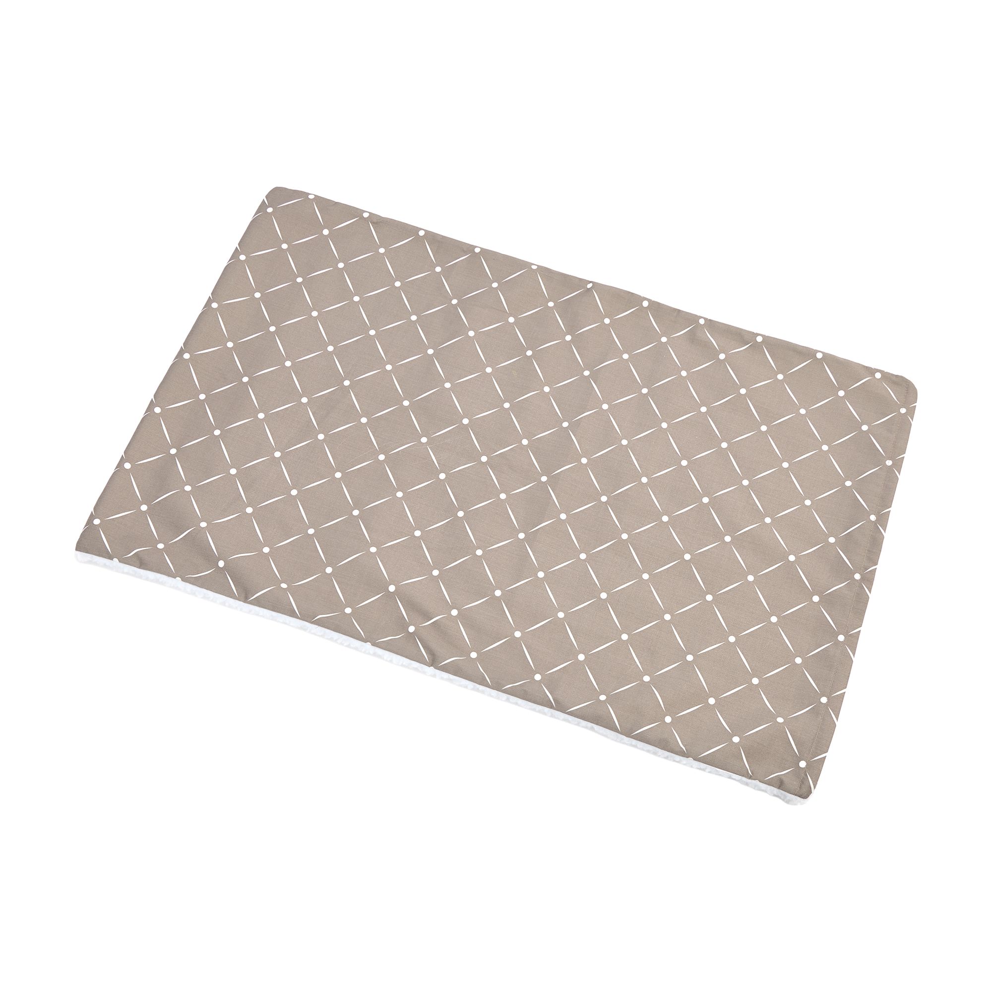 Midwest® QuietTime Pan Covers, Dog Crate Pan Cover, Mushroom Diamond Print