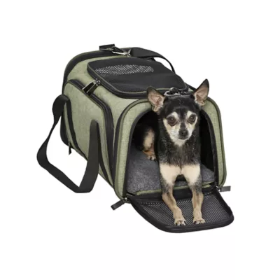 Midwest® Duffy Expandable Pet Carrier W/ Expandable Sides & Multiple Access Points, Green - Image 3