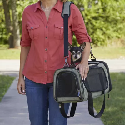 Midwest® Duffy Expandable Pet Carrier W/ Expandable Sides & Multiple Access Points, Green - Image 5