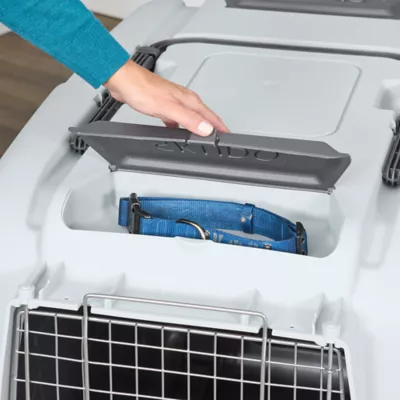 Midwest® Skudo Plastic Pet Travel Carrier W/ Fold-Down Carry Handle & Built-In Ventilation - Image 4