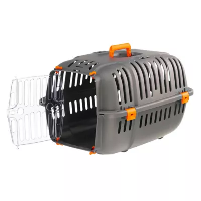 Midwest Homes for Pets Jet Travel Carrier W/ Built-In Orange Handle & Clear Door for Visibility - Image 2