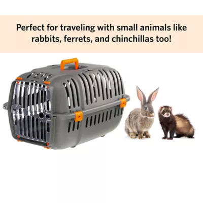 Midwest Homes for Pets Jet Travel Carrier W/ Built-In Orange Handle & Clear Door for Visibility - Image 7