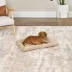 Midwest® QuietTime Deluxe Wave Bolster Bed For Pets, Machine Washable & Dryable, Tan image thumbnail 3