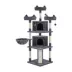 Yaheetech 69-in Multi-Level Cat Tree with 2 Condos, 3 Perches, Basket and Scratching Board image thumbnail 1