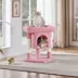 Yaheetech 23.5-in Compact Cat Tree with Condo, Wide Perch and Scratching Posts image thumbnail 2