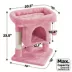 Yaheetech 23.5-in Compact Cat Tree with Condo, Wide Perch and Scratching Posts image thumbnail 3