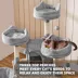 Yaheetech 69-in Multi-Level Cat Tree with 2 Condos, 3 Perches, Basket and Scratching Board image thumbnail 5