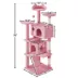 Yaheetech 70-in Multi-Level Cat Tree with 2 Condos, 3 Perches and Climbing Ramp image thumbnail 3