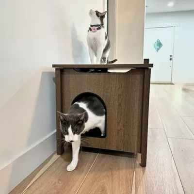 PetPro Wooden Furniture-Style Cat Litter Box Enclosure - Image 7