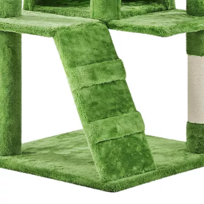 Yaheetech 61.5-in Multi-Level Cat Tree with 2 Condos and 3 Perches - Image 4