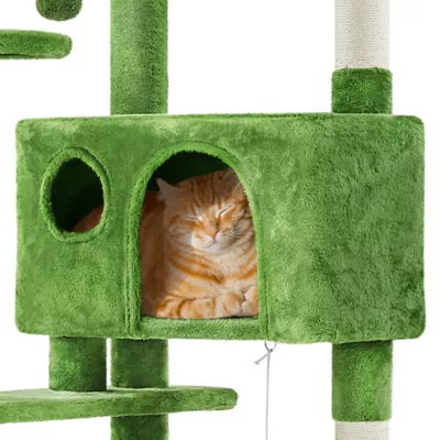 Yaheetech 61.5-in Multi-Level Cat Tree with 2 Condos and 3 Perches - Image 5