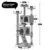 Yaheetech 61.5-in Multi-Level Cat Tree with 2 Condos and 3 Perches image thumbnail 3