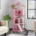 Yaheetech 61.5-in Multi-Level Cat Tree with 2 Condos and 3 Perches image thumbnail 2