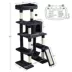 Yaheetech 63-in Multi-Level Cat Tree with Condo, Hammock and Scratching Board image thumbnail 3