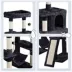 Yaheetech 63-in Multi-Level Cat Tree with Condo, Hammock and Scratching Board image thumbnail 4