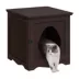 Yaheetech 19-in Cat Litter Box Enclosure & Side Table with Towel Bar image thumbnail 1