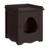 Yaheetech 19-in Cat Litter Box Enclosure & Side Table with Towel Bar & Raised Edge image thumbnail 1