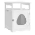 Yaheetech 19.5-in Cat Litter Box Enclosure & Side Table with Towel Bar & Open Storage image thumbnail 1