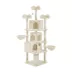 Yaheetech 76.5-in Multi-Level Cat Tree with 3 Condos, 3 Perches and 2 Baskets, Beige image thumbnail 1