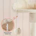 Yaheetech 76.5-in Multi-Level Cat Tree with 3 Condos, 3 Perches and 2 Baskets, Beige image thumbnail 5
