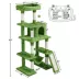Yaheetech 63-in Multi-Level Cat Tree with Condo, Hammock and Scratching Board image thumbnail 3