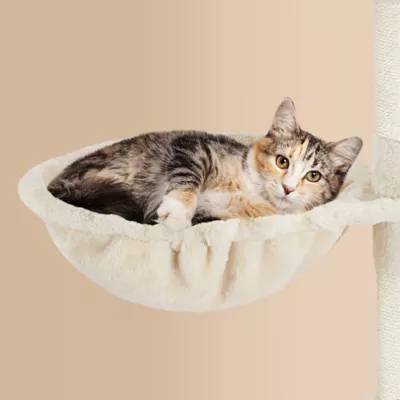 Yaheetech 64.5-in Multi-Level Cat Tree with 2 Condos, Hammock and Basket - Image 5