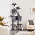 Yaheetech 82.5-in Multi-Level Cat Tree with 2 Condos, 2 Perches, Hammock and Scratching Boards image thumbnail 2