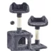 Yaheetech 82.5-in Multi-Level Cat Tree with 2 Condos, 2 Perches, Hammock and Scratching Boards image thumbnail 4